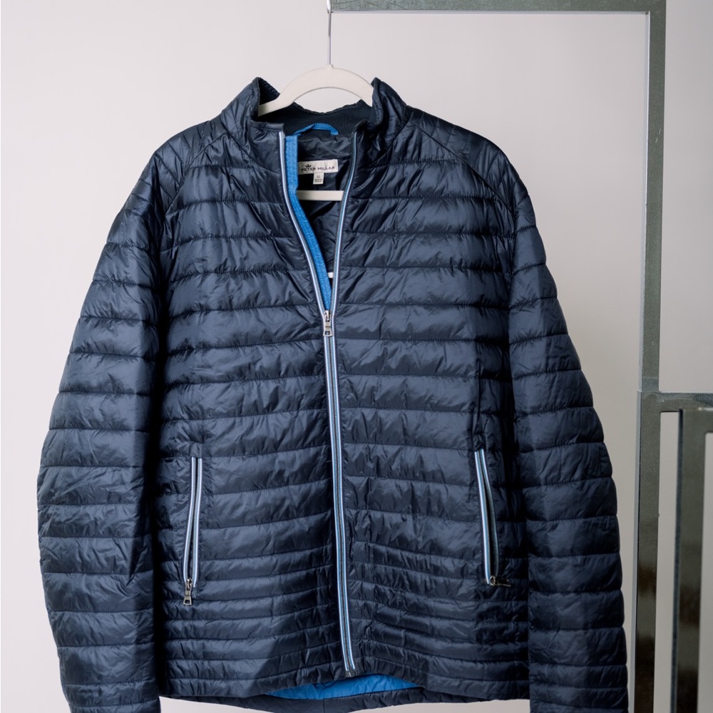 Peter Millar Navy Puffer Jacket